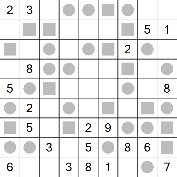 Even-Odd Sudoku - Schwierig