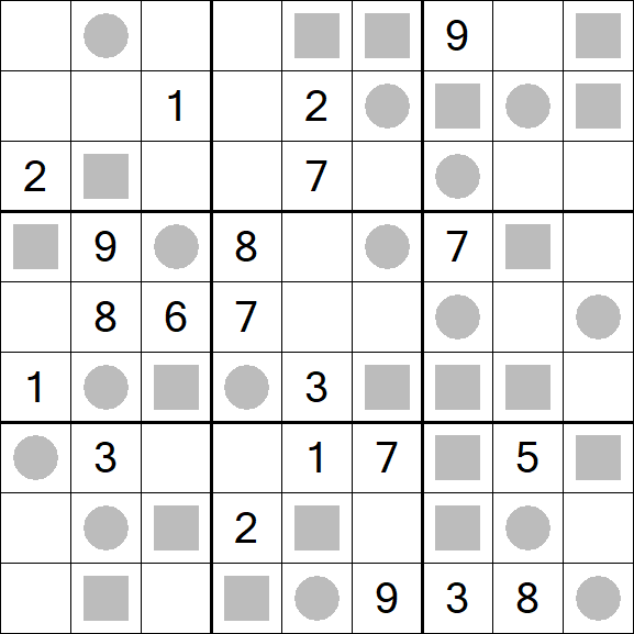 Even-Odd Sudoku - Hard