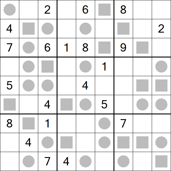 Even-Odd Sudoku - Hard