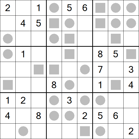 Even-Odd Sudoku - Hard