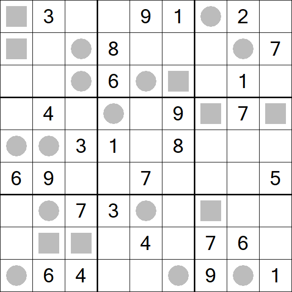Even-Odd Sudoku - Hard