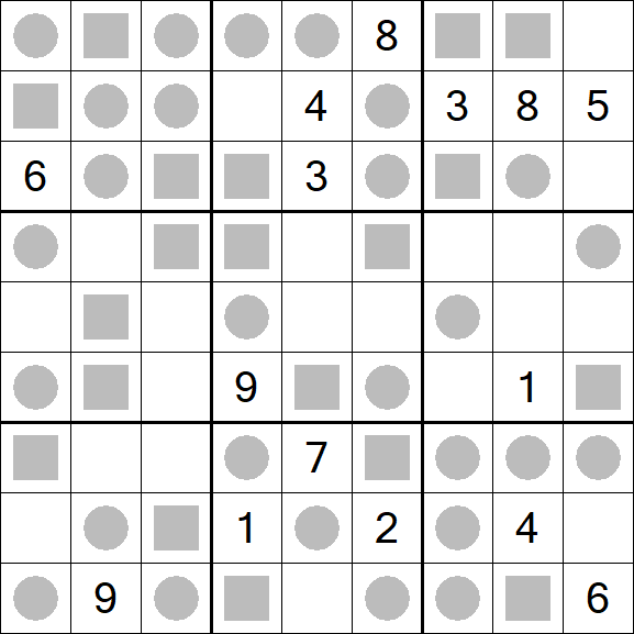 Even-Odd Sudoku - Hard