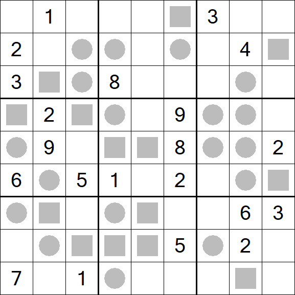 Even-Odd Sudoku - Schwierig