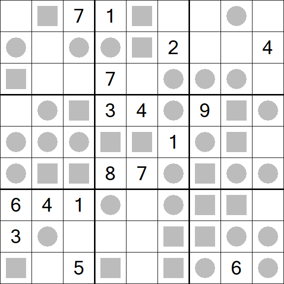 Even-Odd Sudoku - Hard