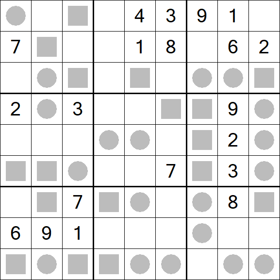 Even-Odd Sudoku - Difficile