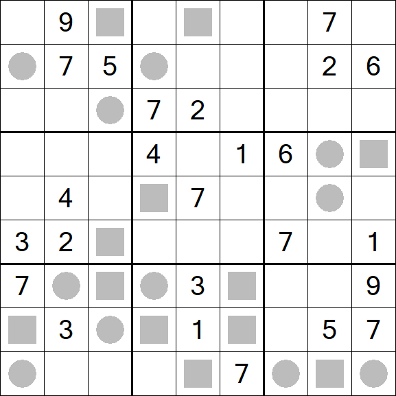 Even-Odd Sudoku - Hard