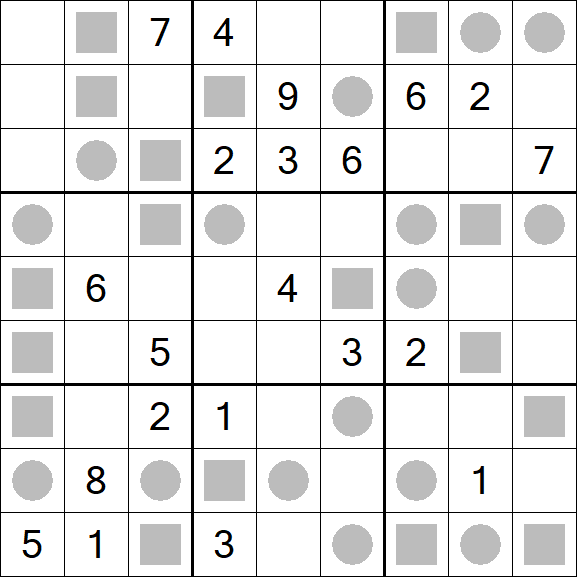 Even-Odd Sudoku - Difficile