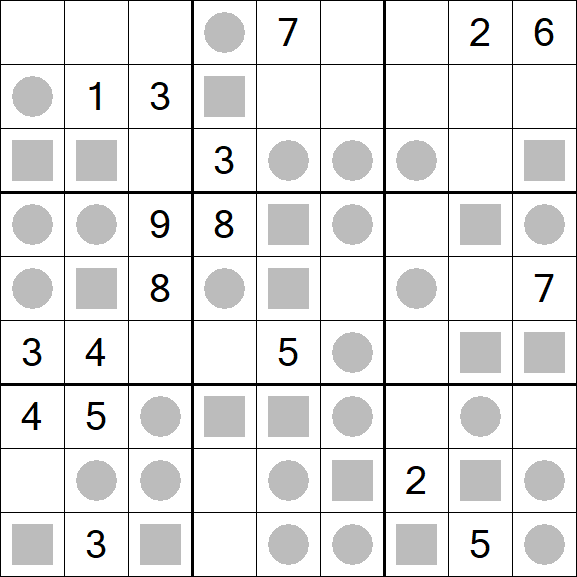 Even-Odd Sudoku - Hard