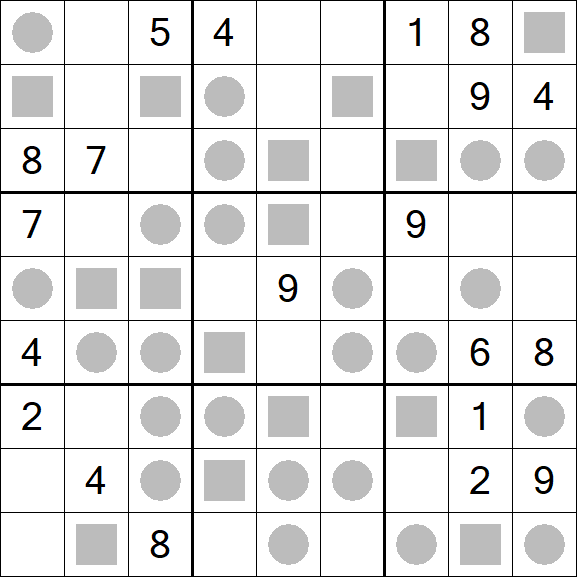 Even-Odd Sudoku - Hard
