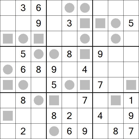 Even-Odd Sudoku - Difficile