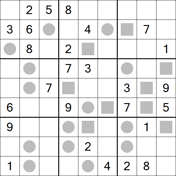 Even-Odd Sudoku - Hard