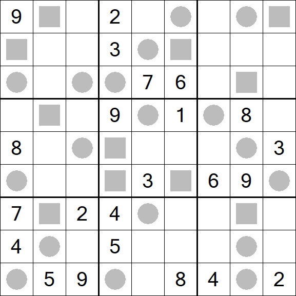 Even-Odd Sudoku - Hard