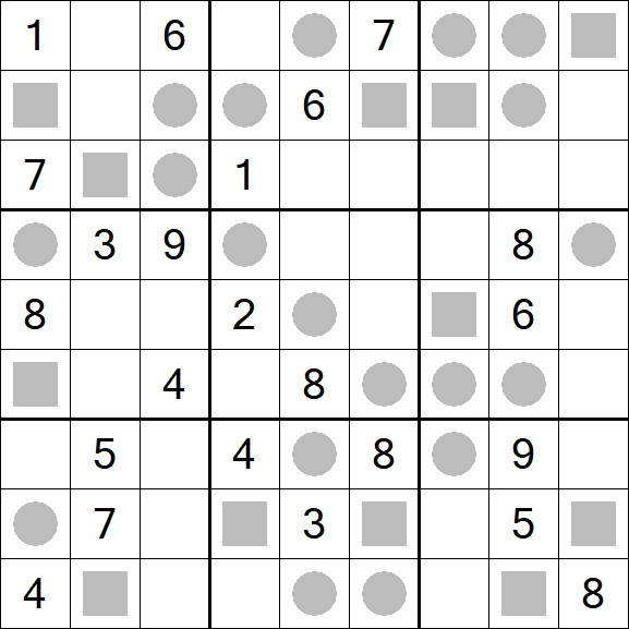 Even-Odd Sudoku - Difficile