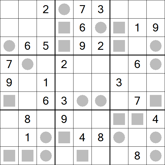 Even-Odd Sudoku - Hard