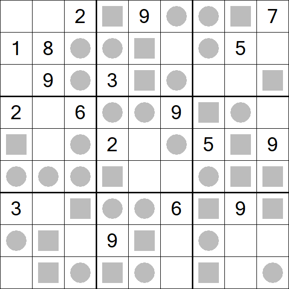 Even-Odd Sudoku - Difficile
