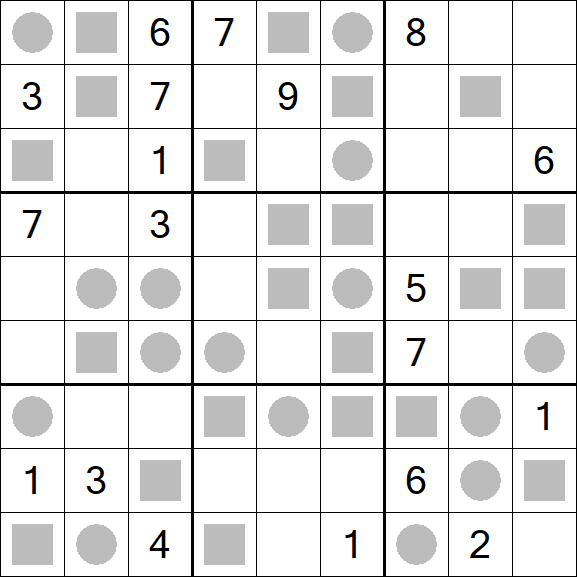 Even-Odd Sudoku - Difficile
