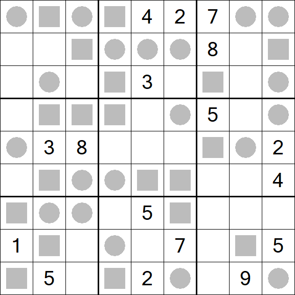 Even-Odd Sudoku - Difficile