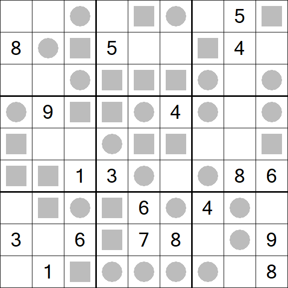 Even-Odd Sudoku - Difficile