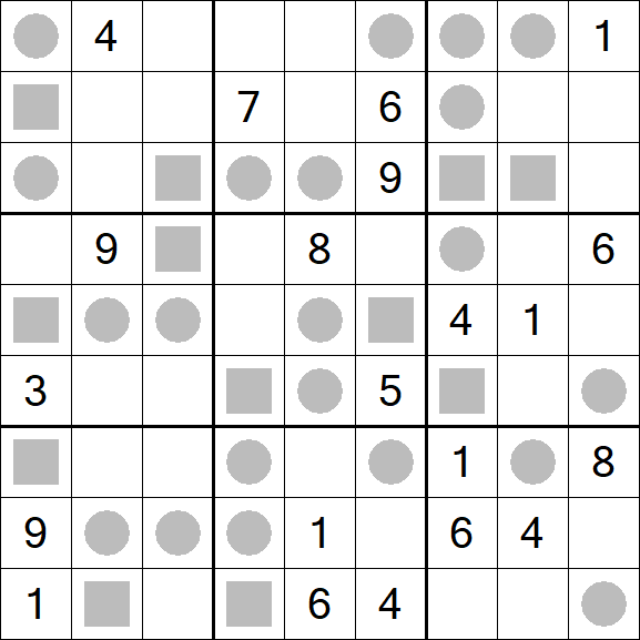 Even-Odd Sudoku - Difficile