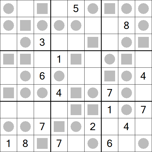 Even-Odd Sudoku - Difficile