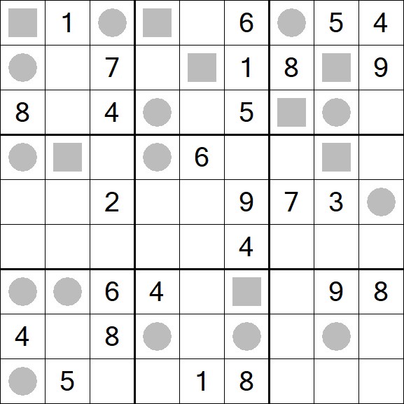 Even-Odd Sudoku - Difficile