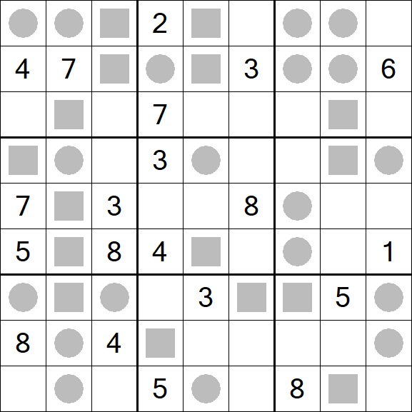 Even-Odd Sudoku - Difficile