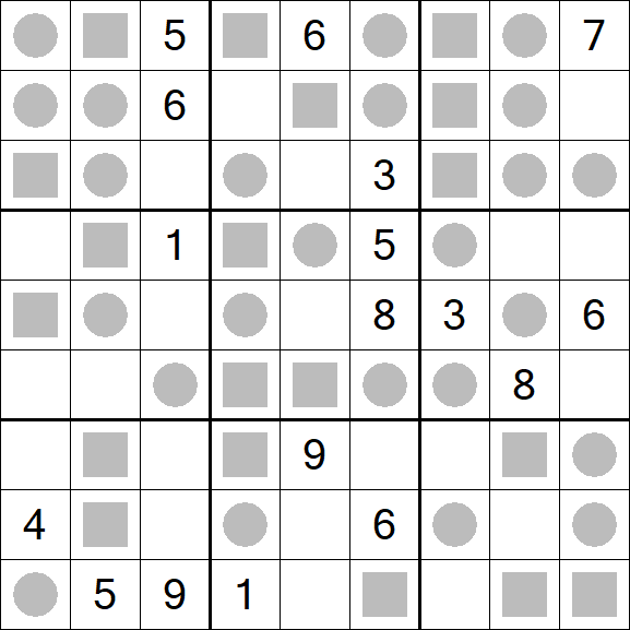 Even-Odd Sudoku - Difficile