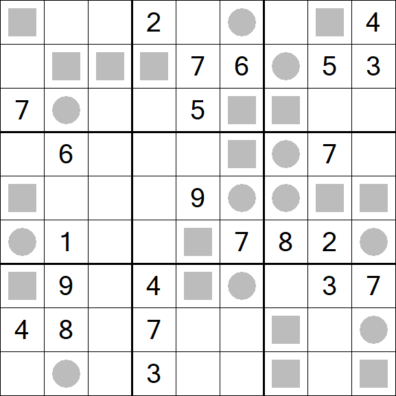 Even-Odd Sudoku - Difficile