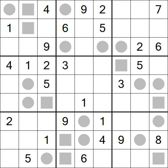 Even-Odd Sudoku - Difficile