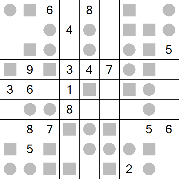 Even-Odd Sudoku - Difficile