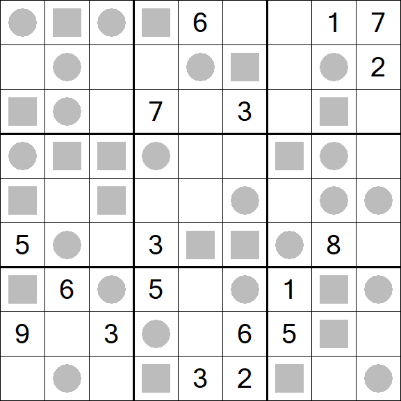 Even-Odd Sudoku - Difficile