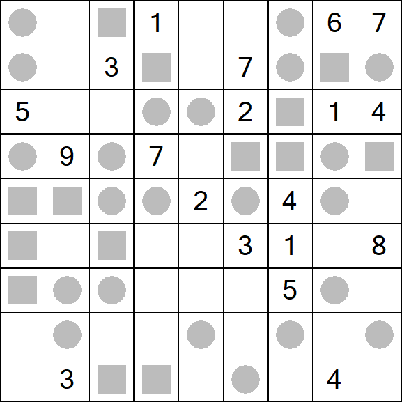 Even-Odd Sudoku - Difficile