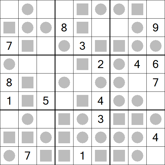 Even-Odd Sudoku - Difficile