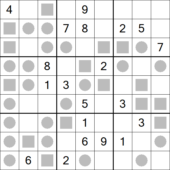 Even-Odd Sudoku - Difficile