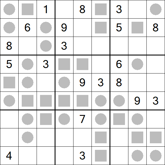 Even-Odd Sudoku - Difficile