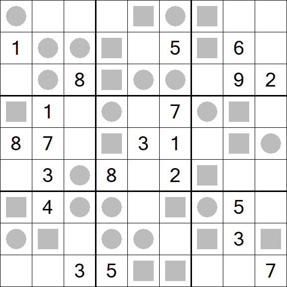 Even-Odd Sudoku - Difficile