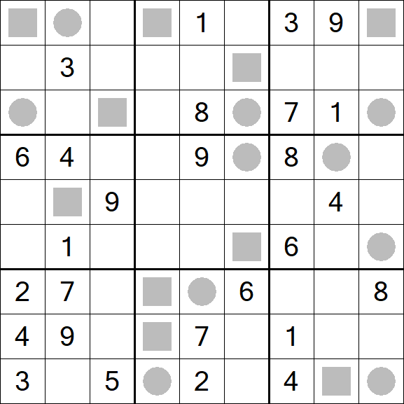 Even-Odd Sudoku - Difficile