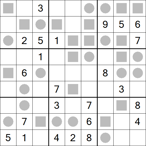 Even-Odd Sudoku - Difficile