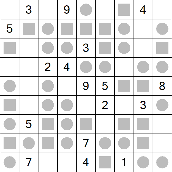 Even-Odd Sudoku - Difficile