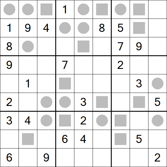Even-Odd Sudoku - Difficile