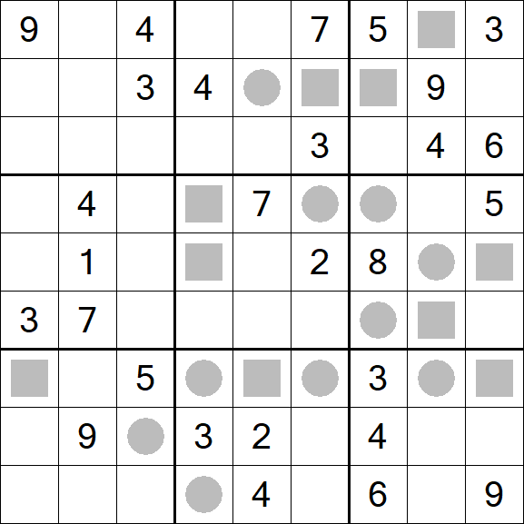 Even-Odd Sudoku - Difficile