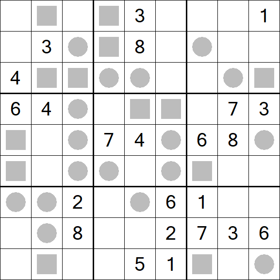 Even-Odd Sudoku - Difficile