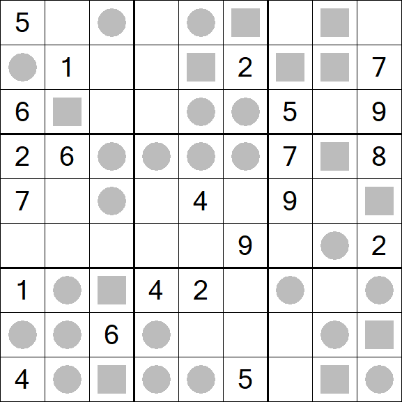 Even-Odd Sudoku - Difficile