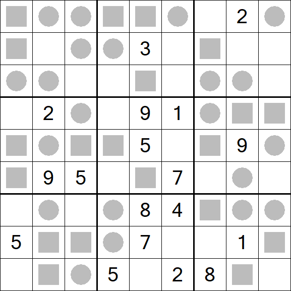 Even-Odd Sudoku - Difficile