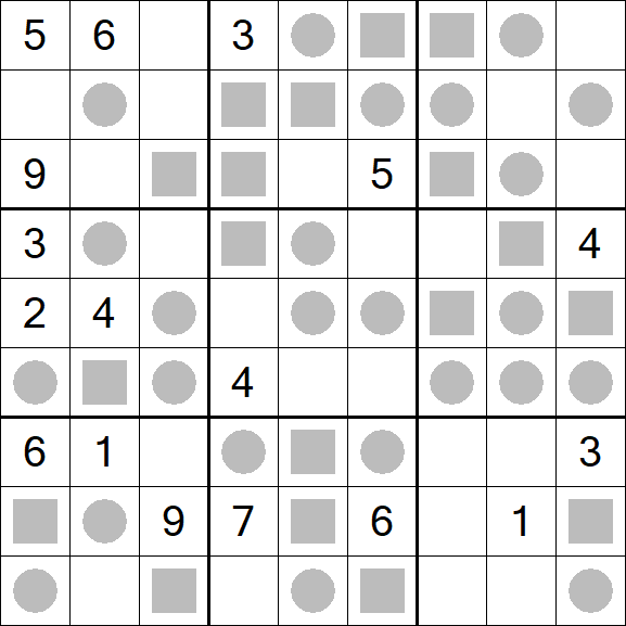 Even-Odd Sudoku - Difficile