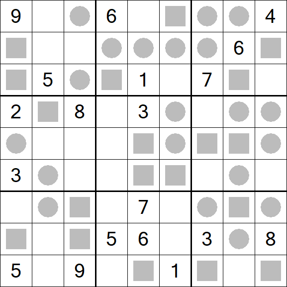 Even-Odd Sudoku - Difficile