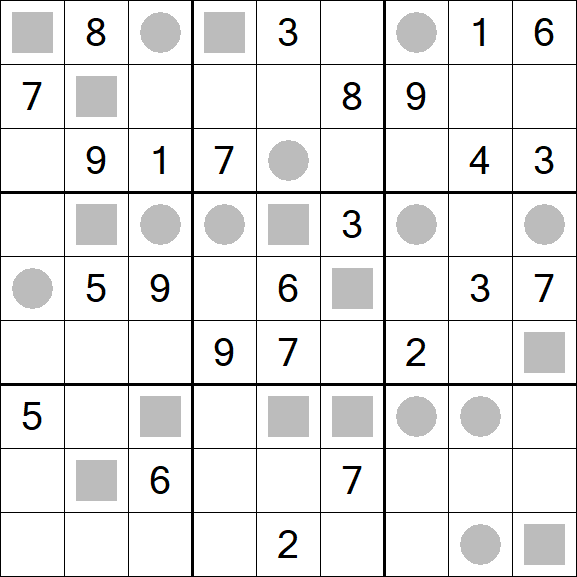 Even-Odd Sudoku - Difficile