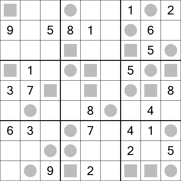Even-Odd Sudoku - Difficile