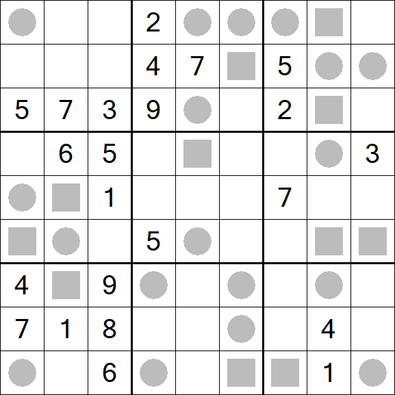 Even-Odd Sudoku - Difficile