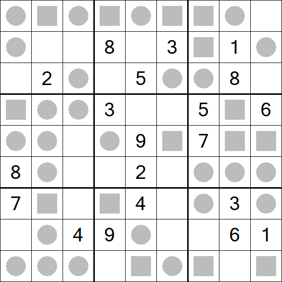 Even-Odd Sudoku - Difficile